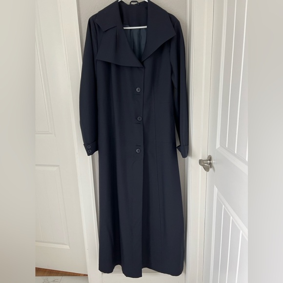 AlReda'a Maxi TRENCH, Jilbab, Front Buttoned Abaya lined EU 46, L - Picture 2 of 11
